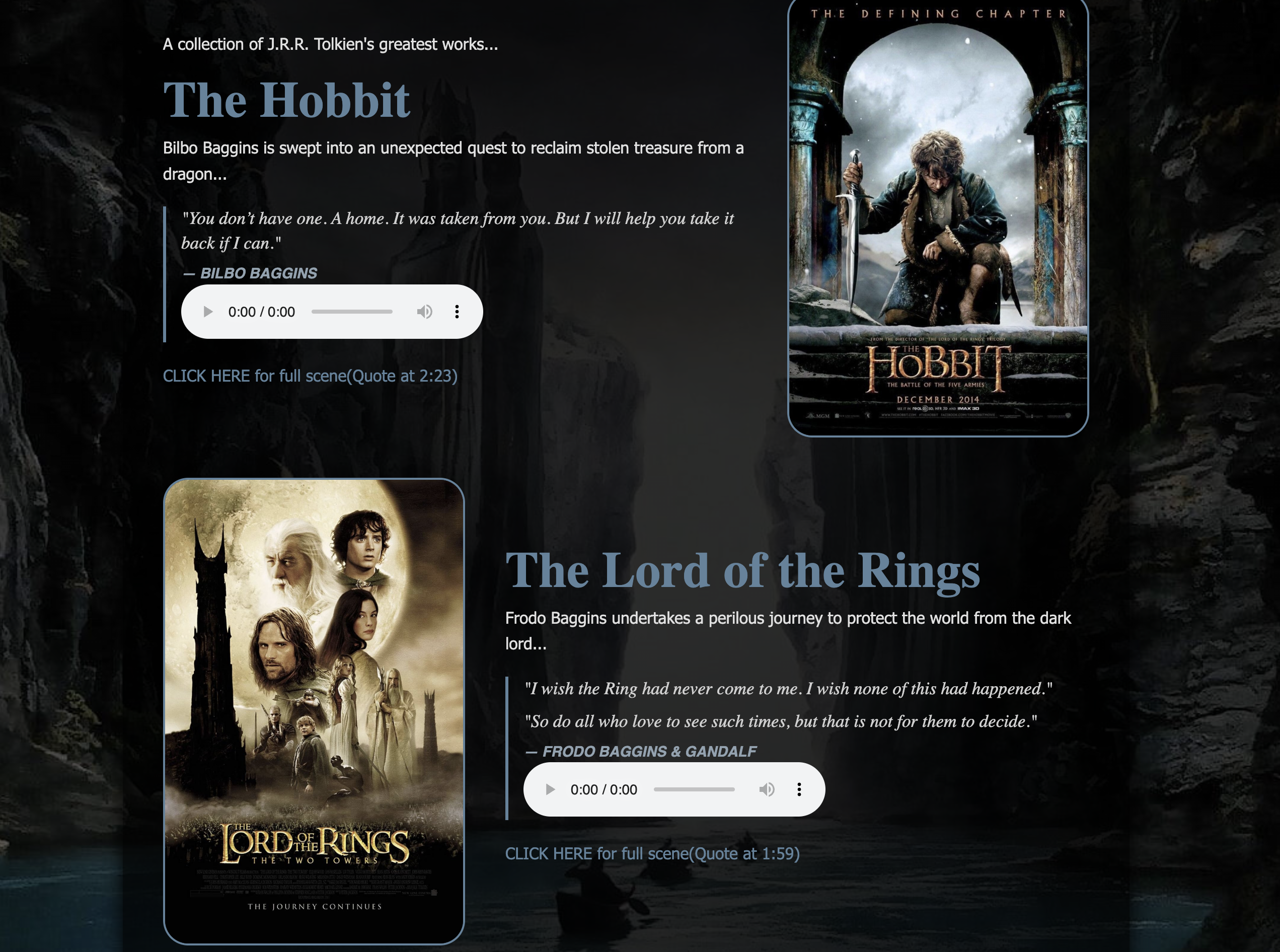 J.R.R. Tolkien Site
